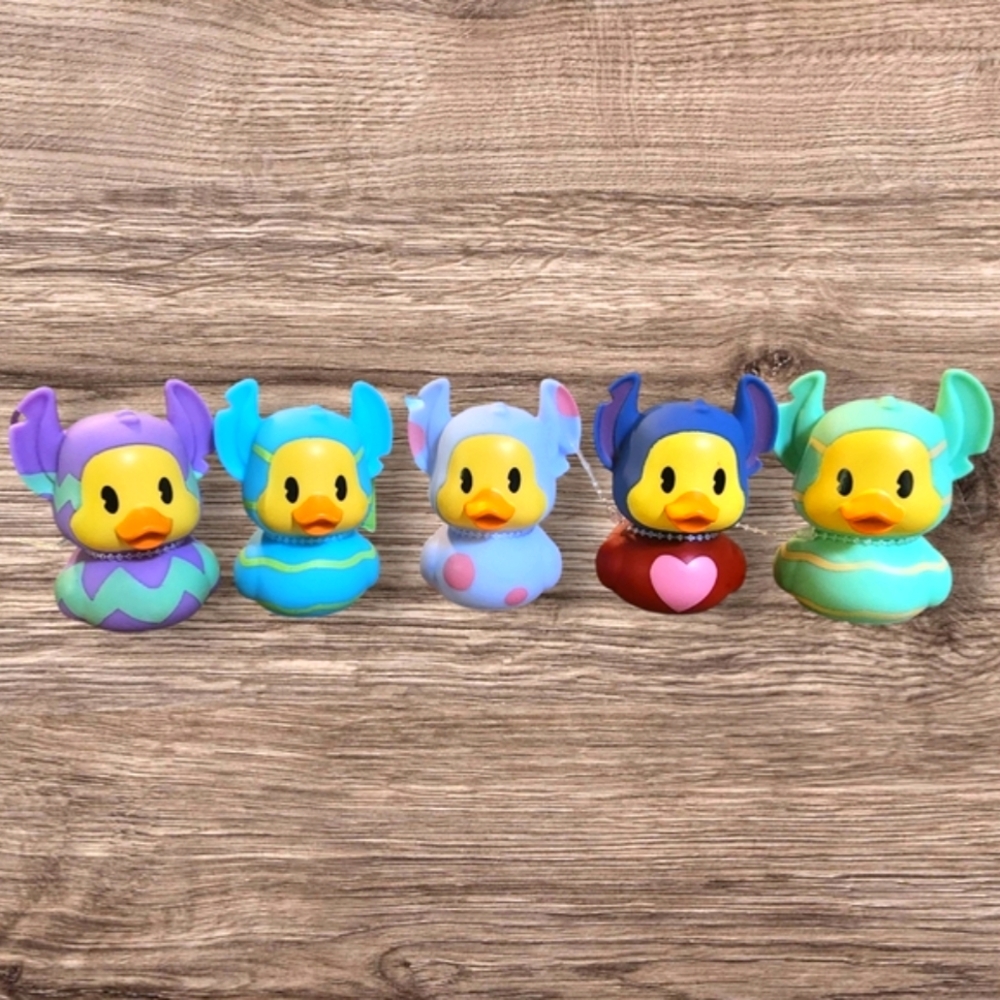 NWT Stitch Disney Rubber Duck Valentines Day And Easter Set Of 5-  Collect …